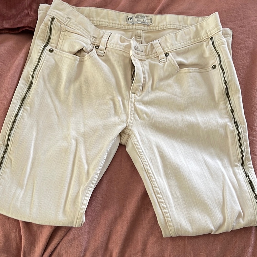 Free people zipper pants